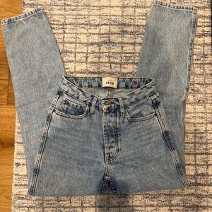 Sezane Brut Sexy Jeans Bleach Color Size 23